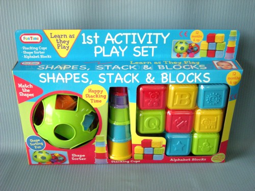 Funtime<br>BLOCKS SHAPES & STACK