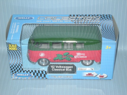 Welly<br>1:38 VW 62 CLASSICAL BUS (MERRY XMAS)