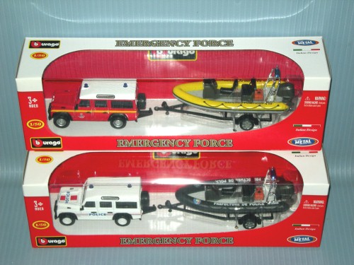 Burago<br>1:50 EFC - VEHICLE (W/BOAT IN TRAILER)